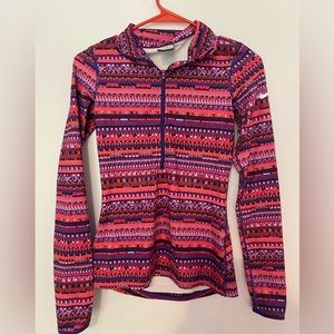 nike pro dri-fit multicolored quarter zip